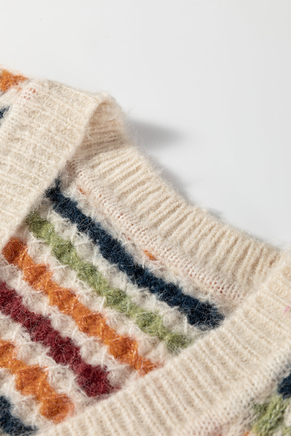 Cárdigan “Joy Dots” – Punto Multicolor con Botones Frontales